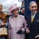 From left to right: Wendy Ellis, Mary Reynolds, and Peter Hugo impersonating Camilla Parker Bowles, Queen Elizabeth II, and King Charles III